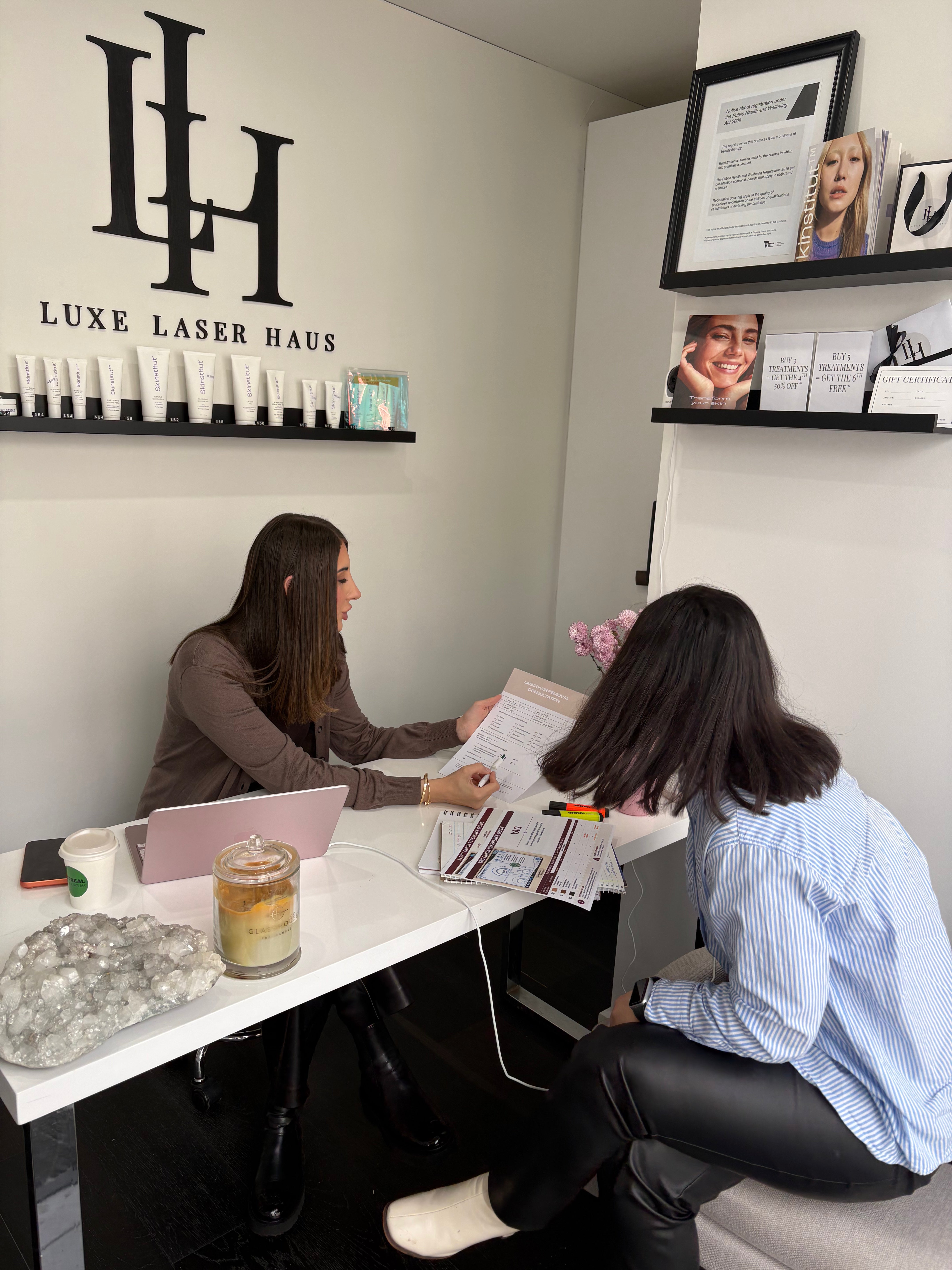 LASER HAIR REMOVAL IN PERSON